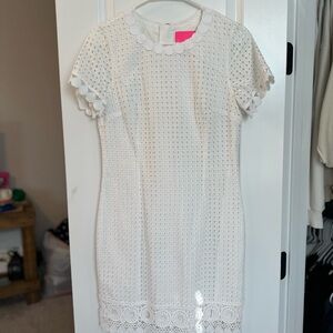 Lilly Pulitzer white eyelet dress